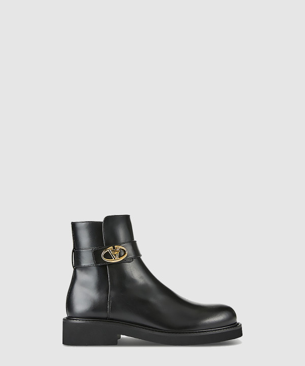 Vlogo 로커 가죽 앵클부츠 5W2S0J