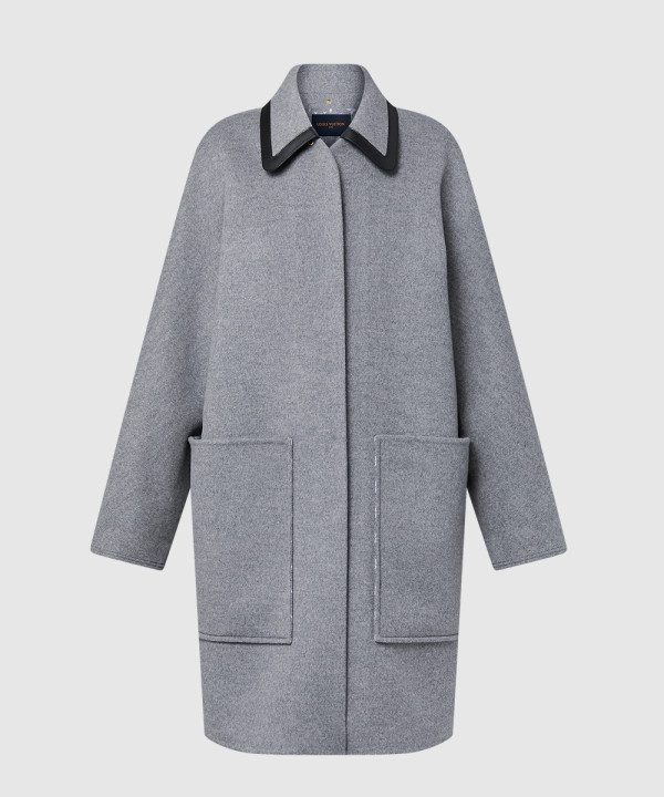 리무버블 칼라 더블 페이스 코트