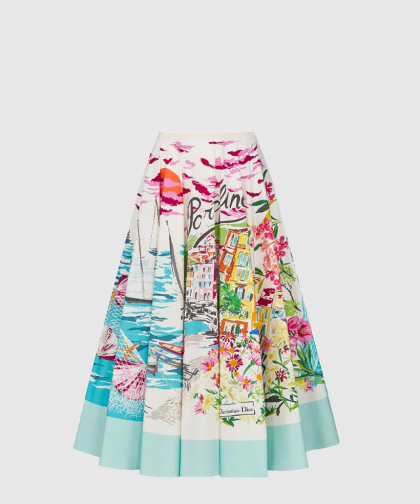 Souvenir 플레어 미디 스커트