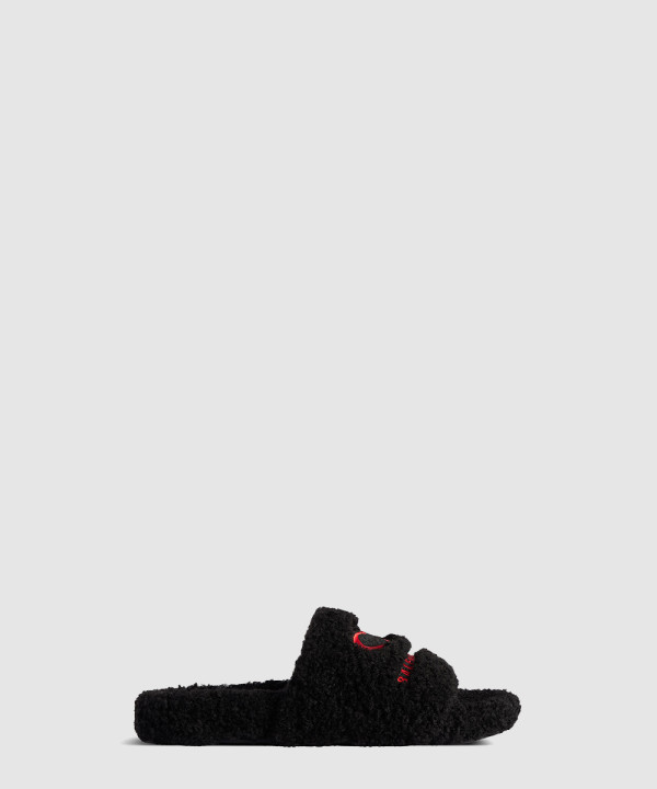 퍼리 슬라이드 샌들 654747