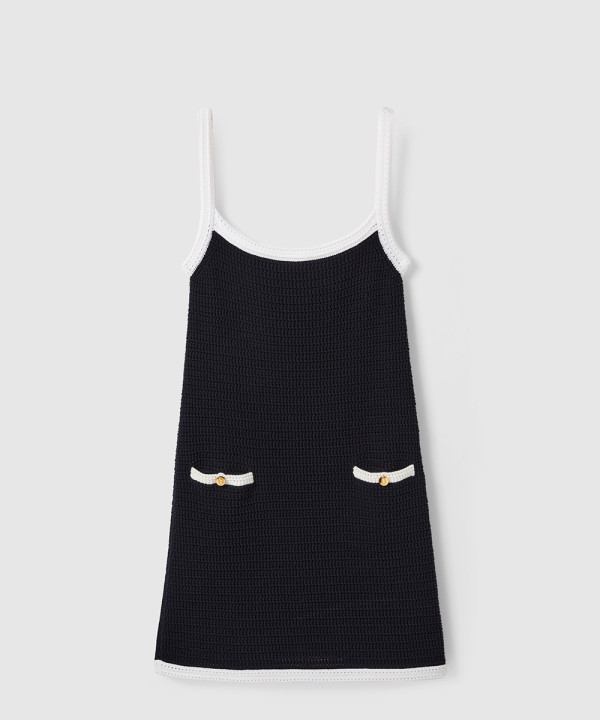 고급 코튼 드레스