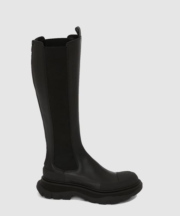 트레드 슬릭 니하이 부츠 707682