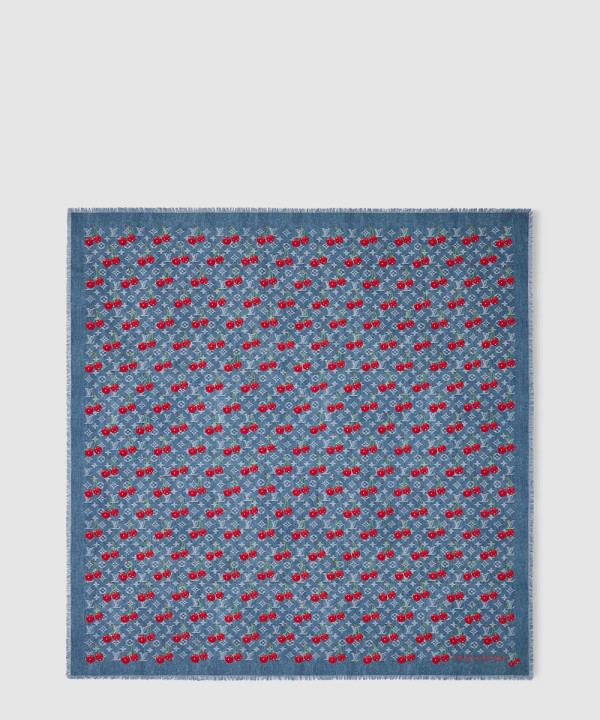 LV x TM 데님 세리즈 숄 M96379