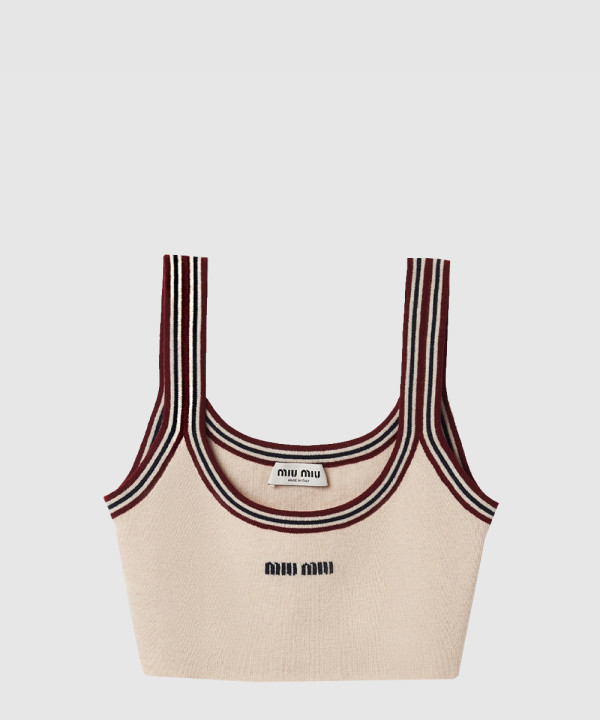 캐시미어 탱크 톱