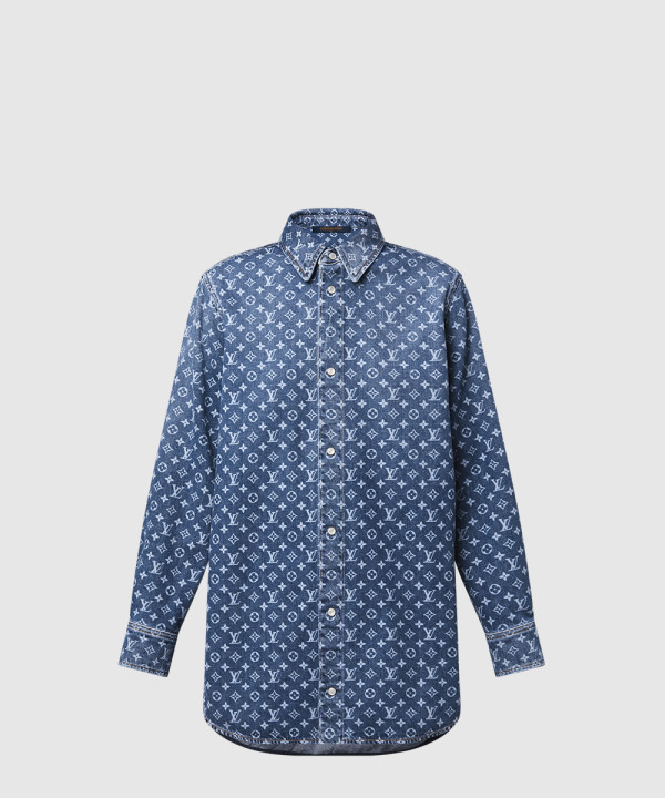 모노그램 데님 셔츠