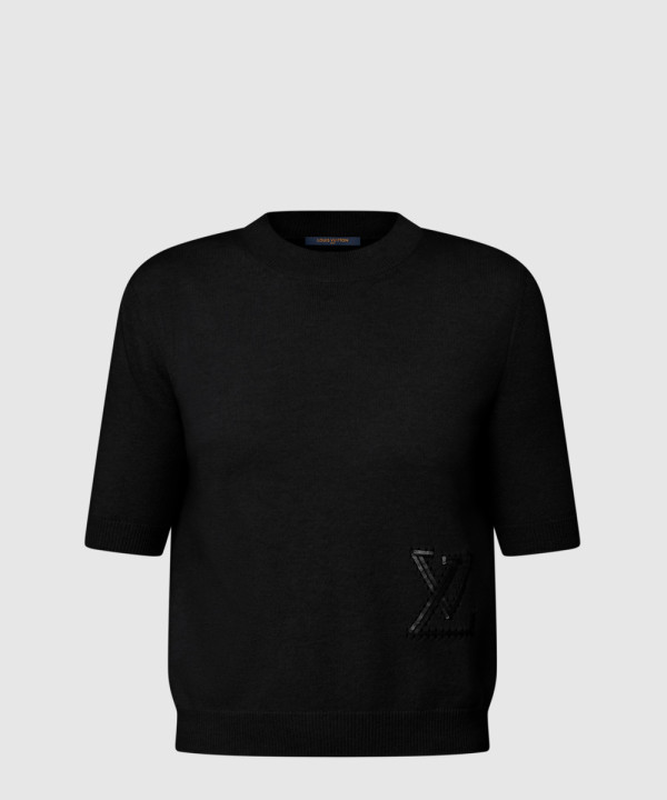 시퀸 시그니처 니트 톱