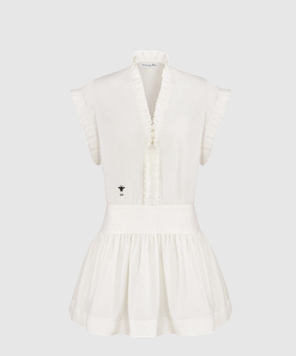 Dioriviera 플레어 쇼트 드레스