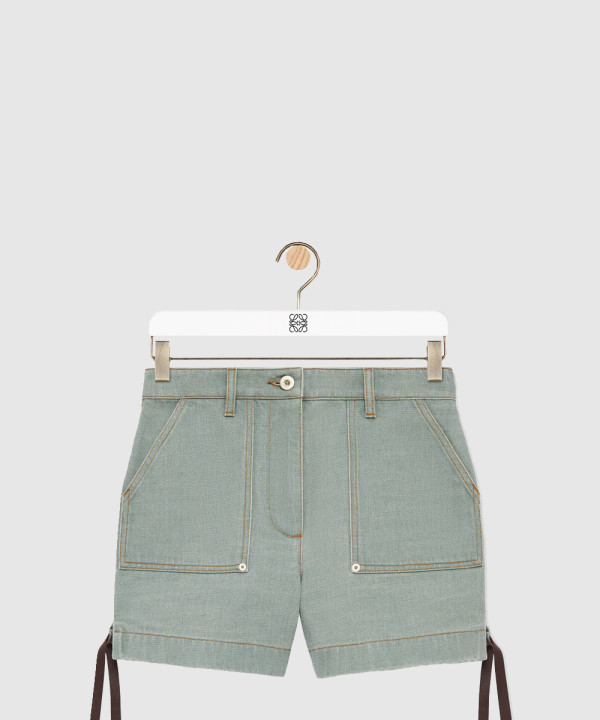 워크웨어 쇼츠 데님