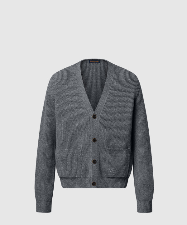 엠브로이더드 시그니처 캐시미어 가디건