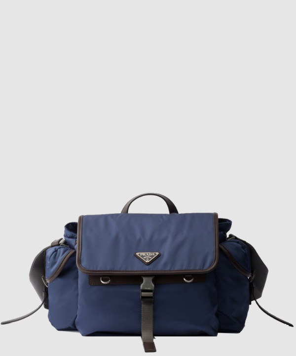 Re-Nylon 가죽 숄더백 2VD081